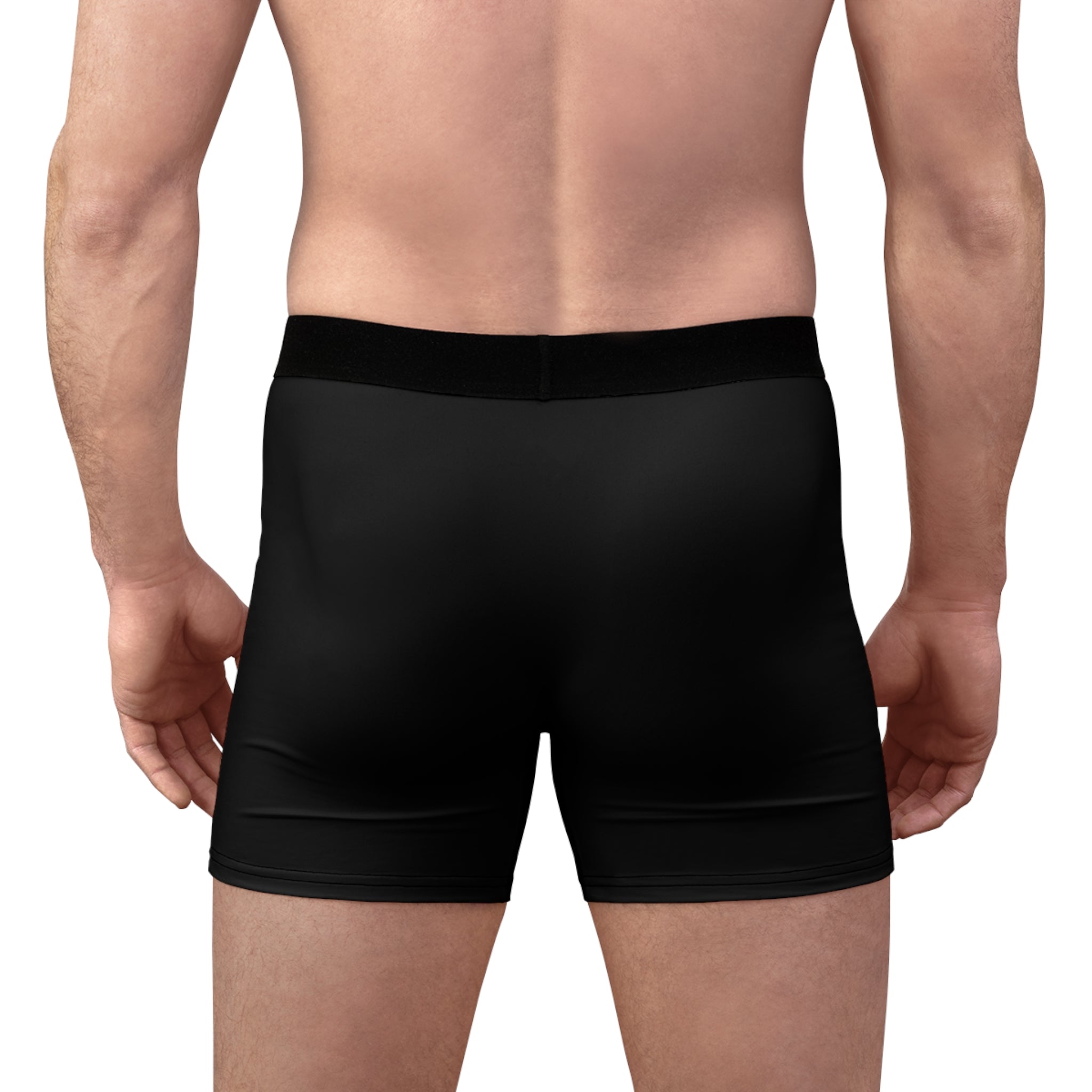 Boxer Briefs — Black 'FUTUREWEAR' Side Script Performance Underwear