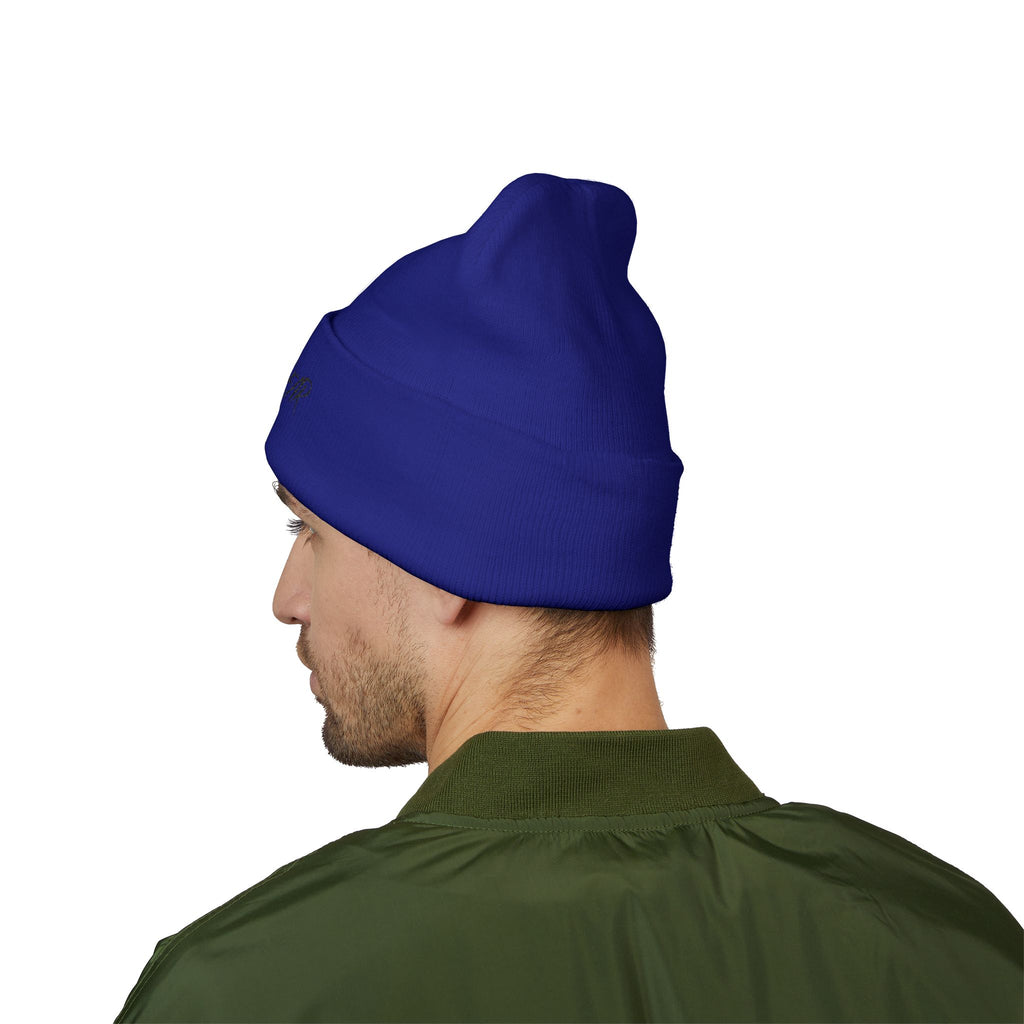 FUTUREWEAR Embroidered Cuffed Beanie — Minimal Streetwear Knit Hat