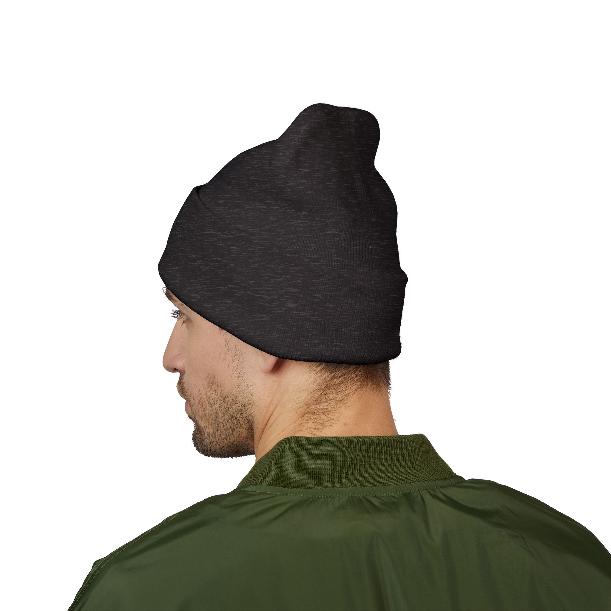 FUTUREWEAR Embroidered Cuffed Beanie — Minimal Streetwear Knit Hat