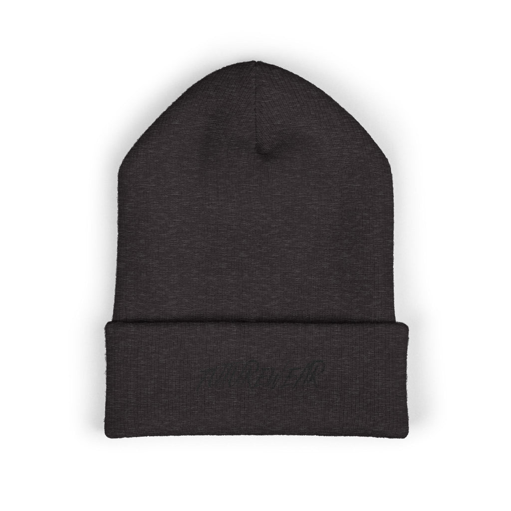FUTUREWEAR Embroidered Cuffed Beanie — Minimal Streetwear Knit Hat