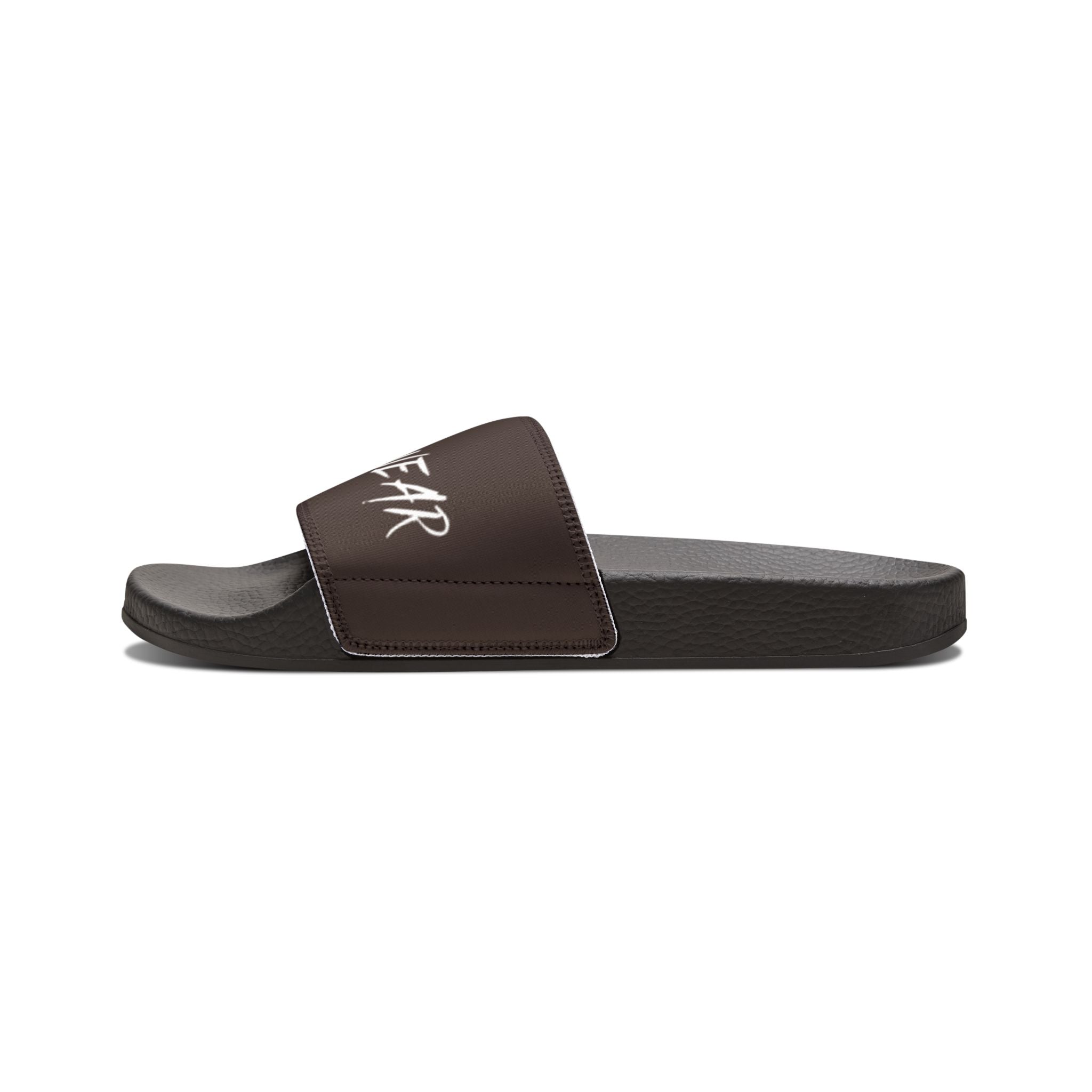Removable-Strap Slide Sandals — 'FUTUREWEAR' Logo Casual Pool & Beach Slides
