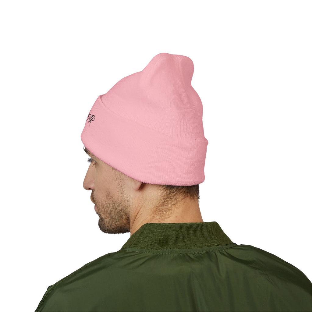FUTUREWEAR Embroidered Cuffed Beanie — Minimal Streetwear Knit Hat
