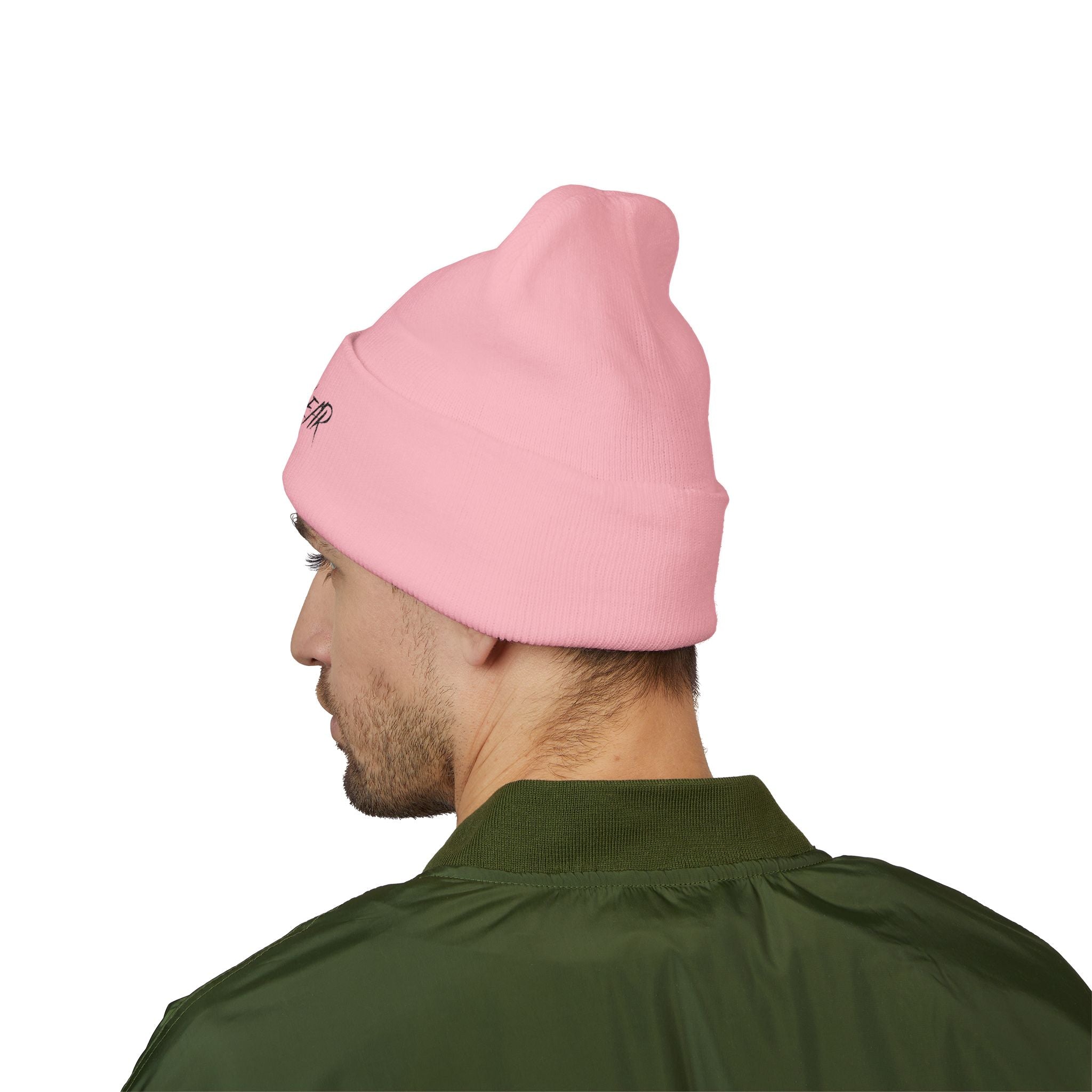 FUTUREWEAR Embroidered Cuffed Beanie — Minimal Streetwear Knit Hat