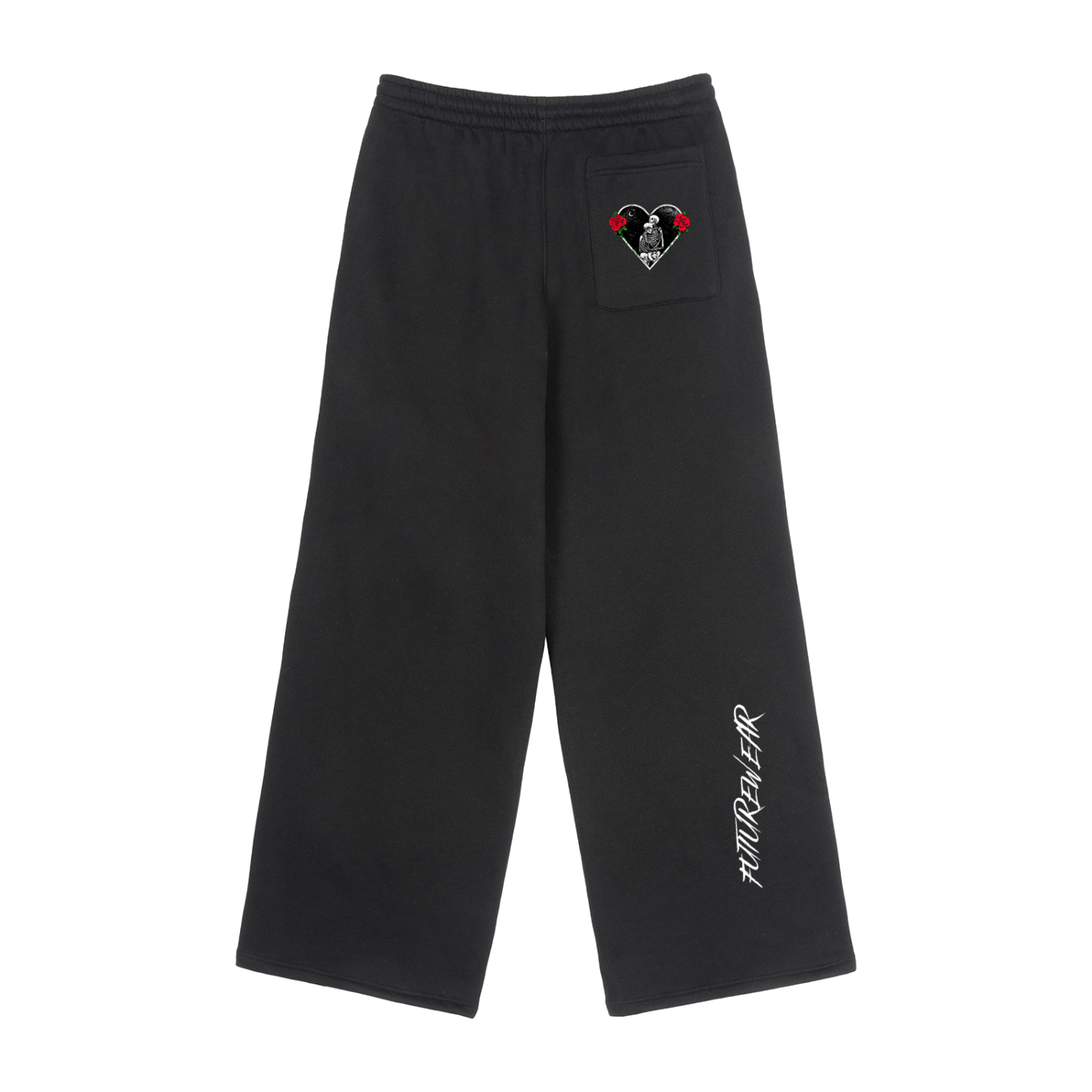 Fleece Drawstring Straight-Leg Sweatpants
