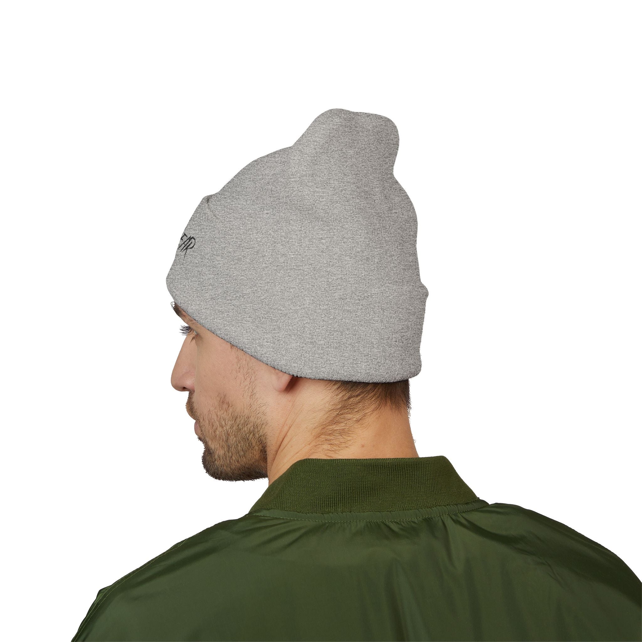 FUTUREWEAR Embroidered Cuffed Beanie — Minimal Streetwear Knit Hat