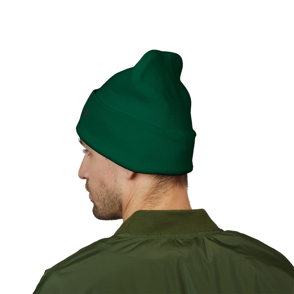 FUTUREWEAR Embroidered Cuffed Beanie — Minimal Streetwear Knit Hat