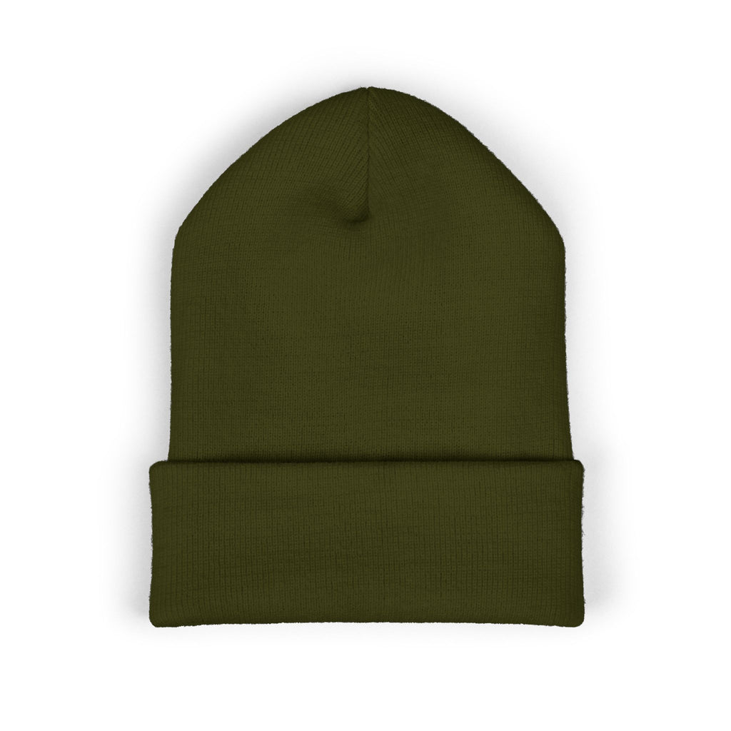 FUTUREWEAR Embroidered Cuffed Beanie — Minimal Streetwear Knit Hat