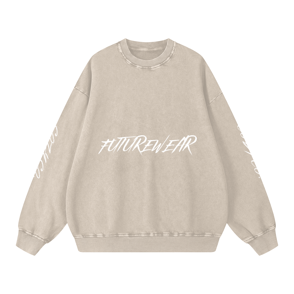 Demon Slayer Snow Washed Oversized Sweatshirt