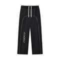 Contrast-Stitched Fleece Sweatpants