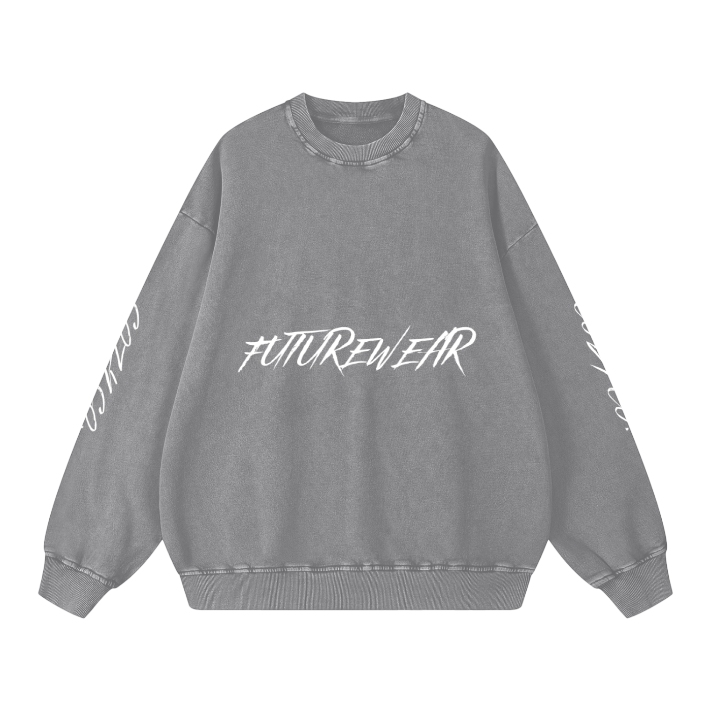 Demon Slayer Snow Washed Oversized Sweatshirt