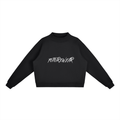 Essential Fleece Mock-Neck Crew Sweatshirt
