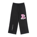 Fleece Drawstring Straight-Leg Sweatpants