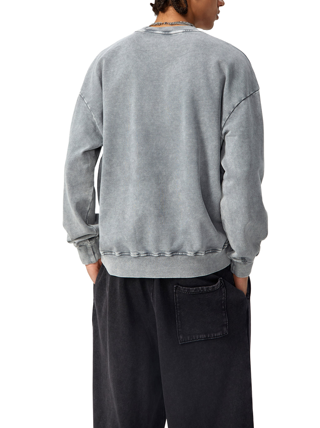 Demon Slayer Snow Washed Oversized Sweatshirt