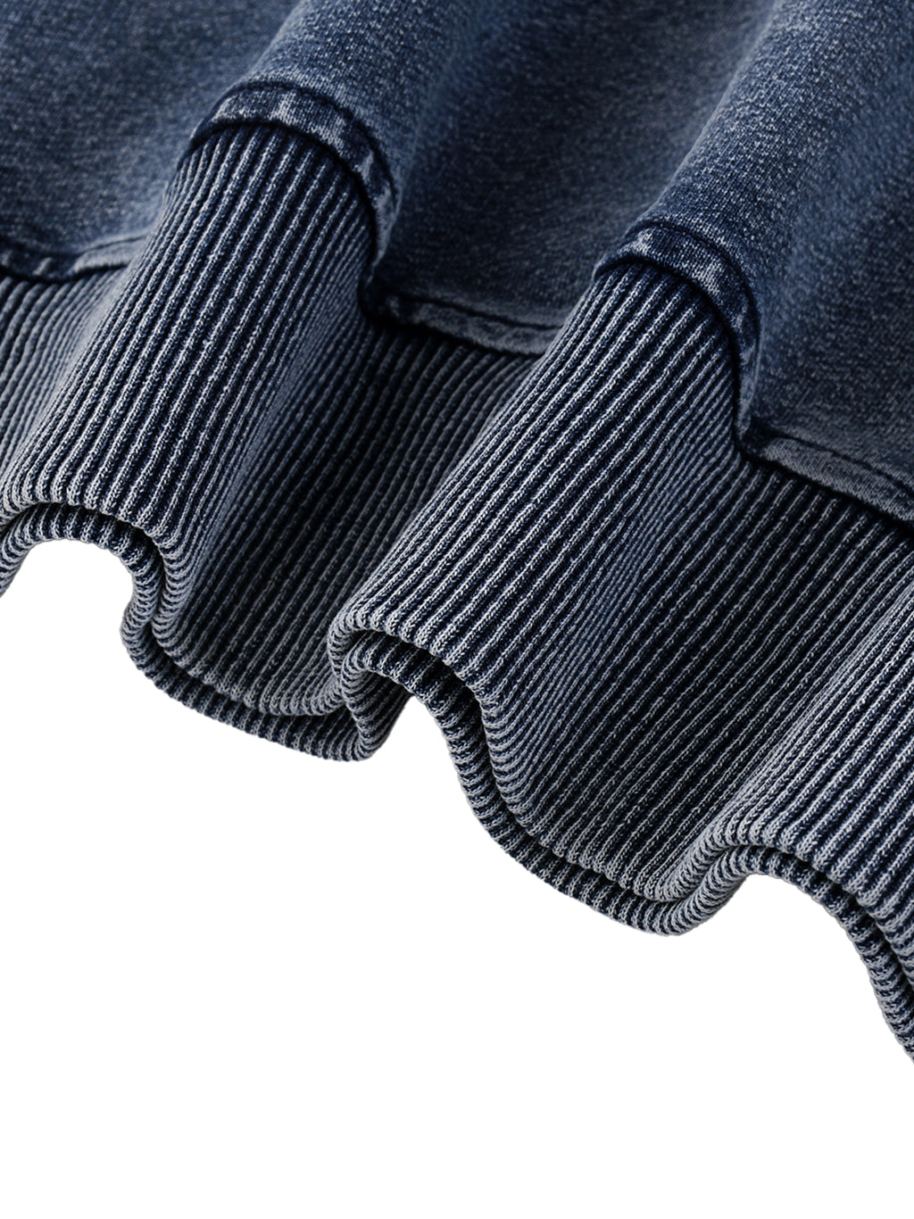 Snow Wash Oversized Crewneck Sweatshirt