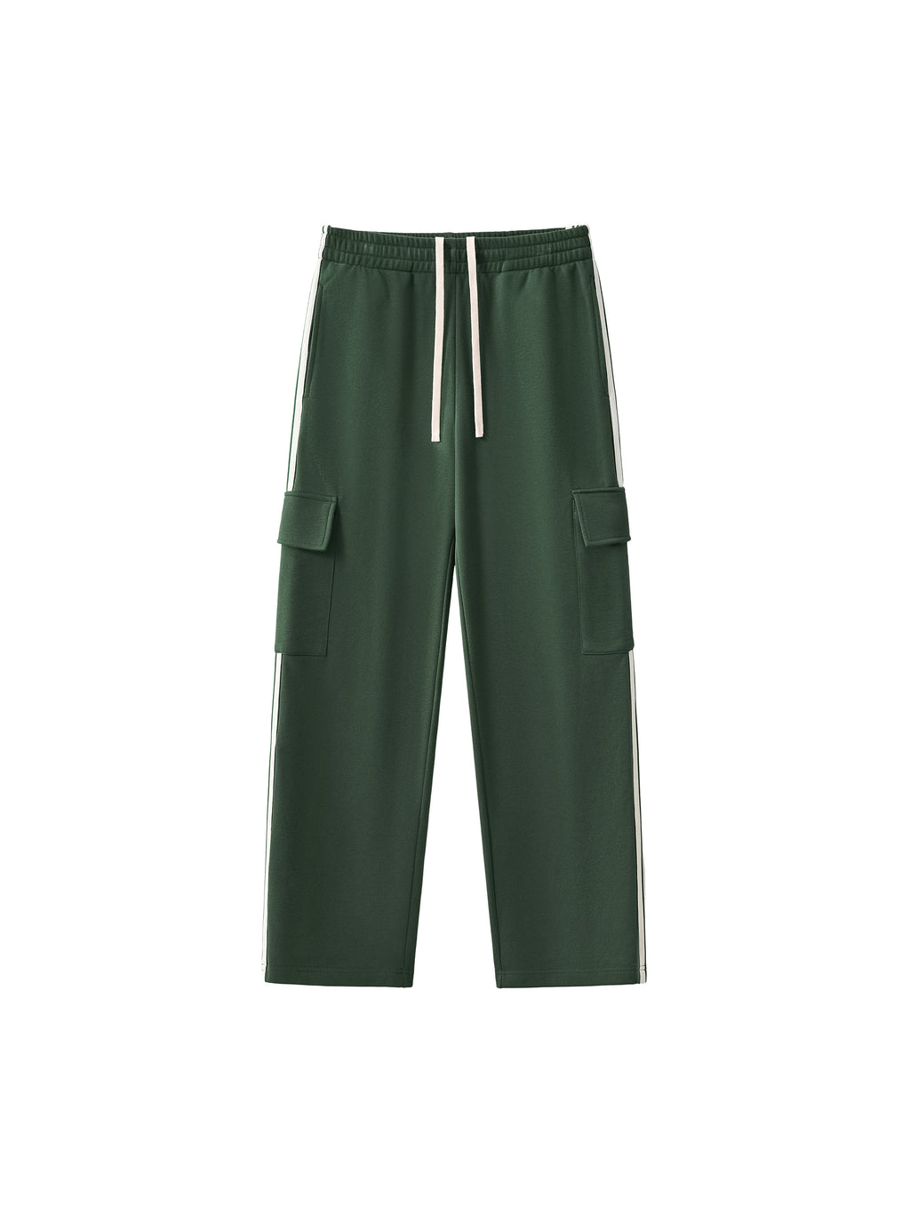 Side Stripe Straight-Leg Pants