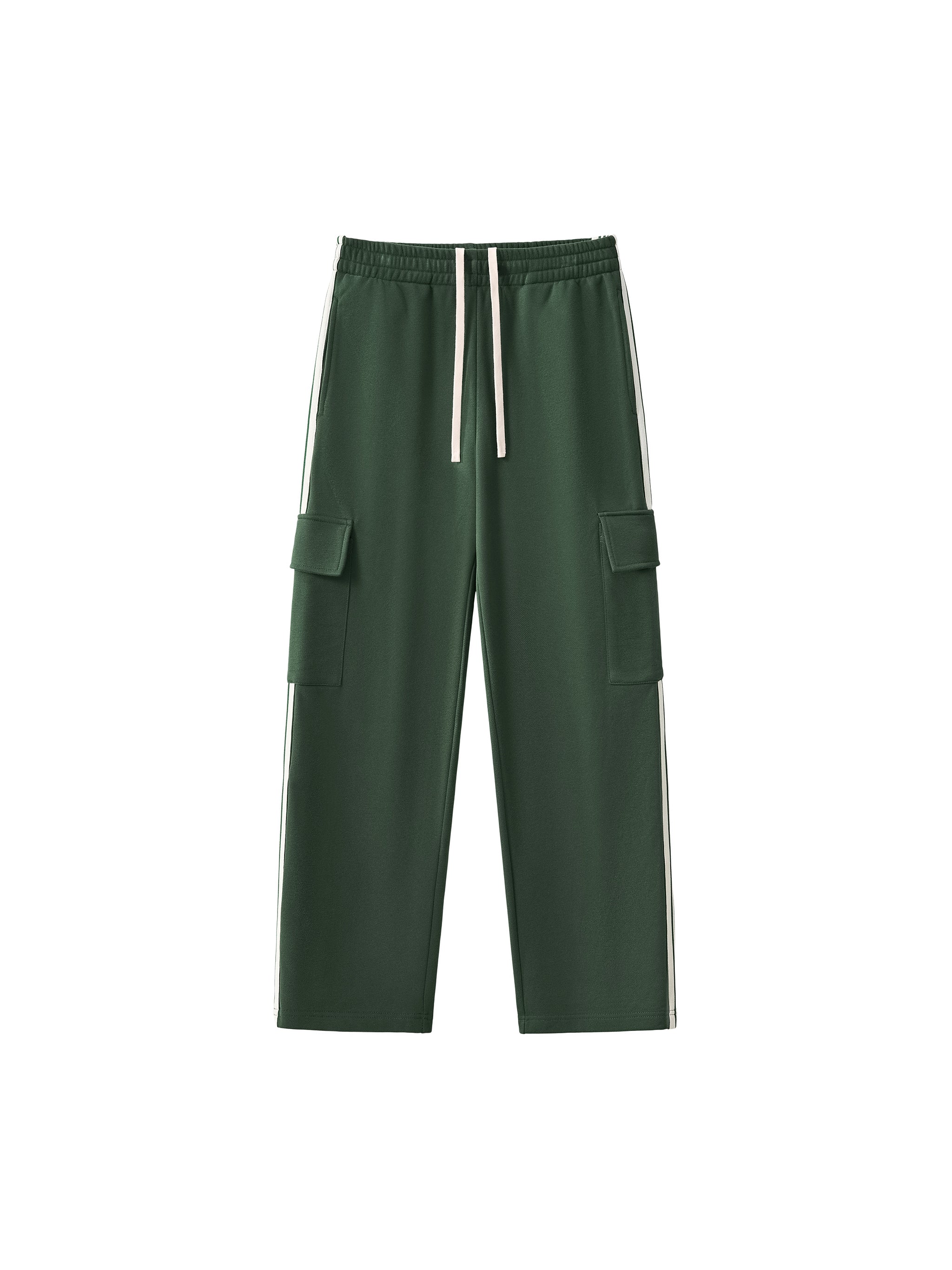 Side Stripe Straight-Leg Pants