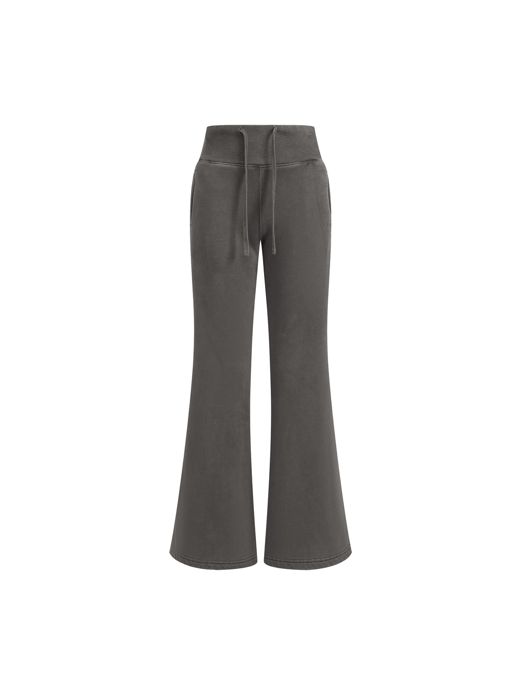 Vintage Washed Flared Fleece Pants